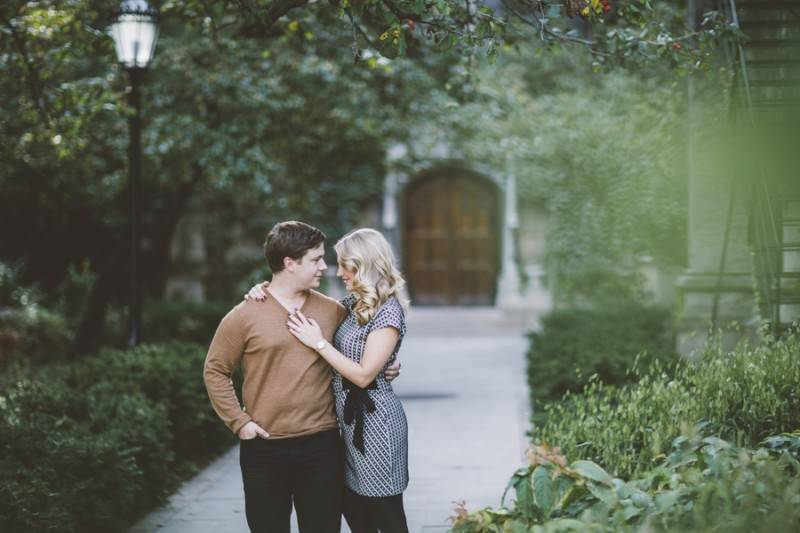 Classic Engagement Shoot in the University of Chicago