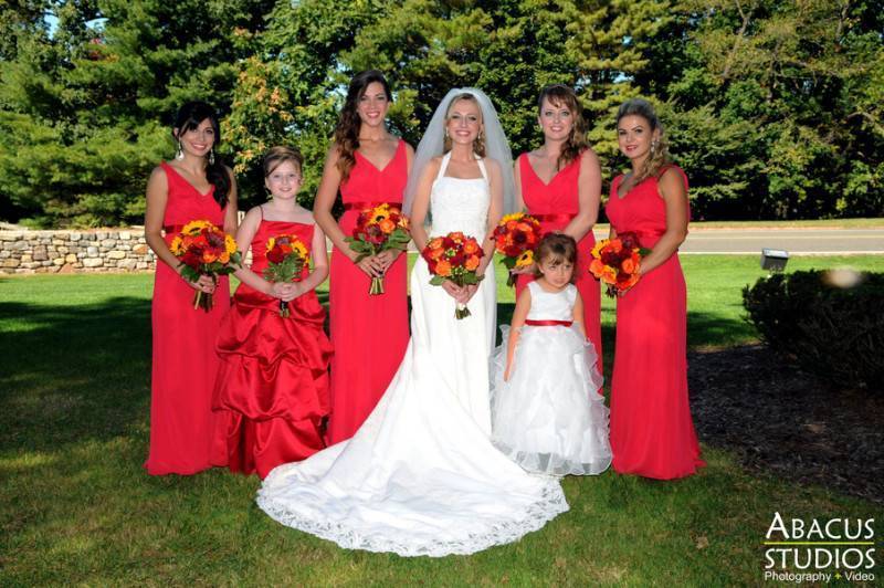 Vibrant Red Wedding