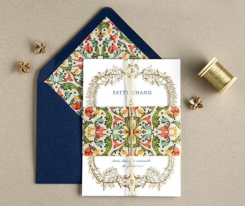 Wedding Invitation Inspiration: Stunning Gold Foil