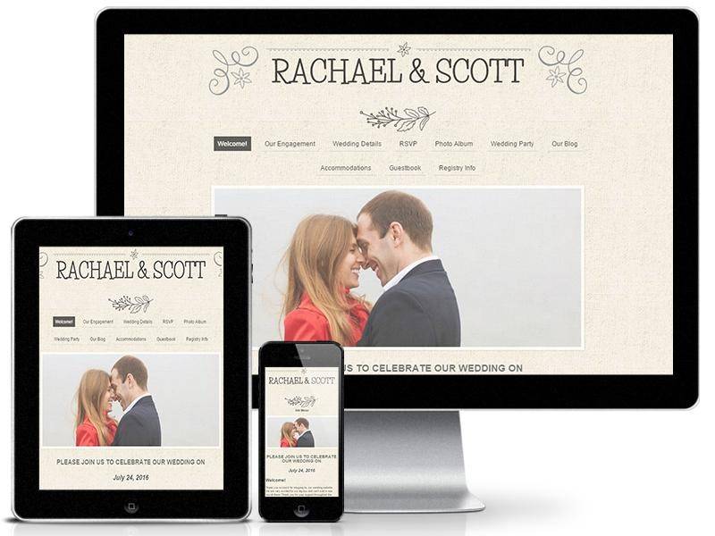 Nearlyweds Wedding Website Templates for Every Bride