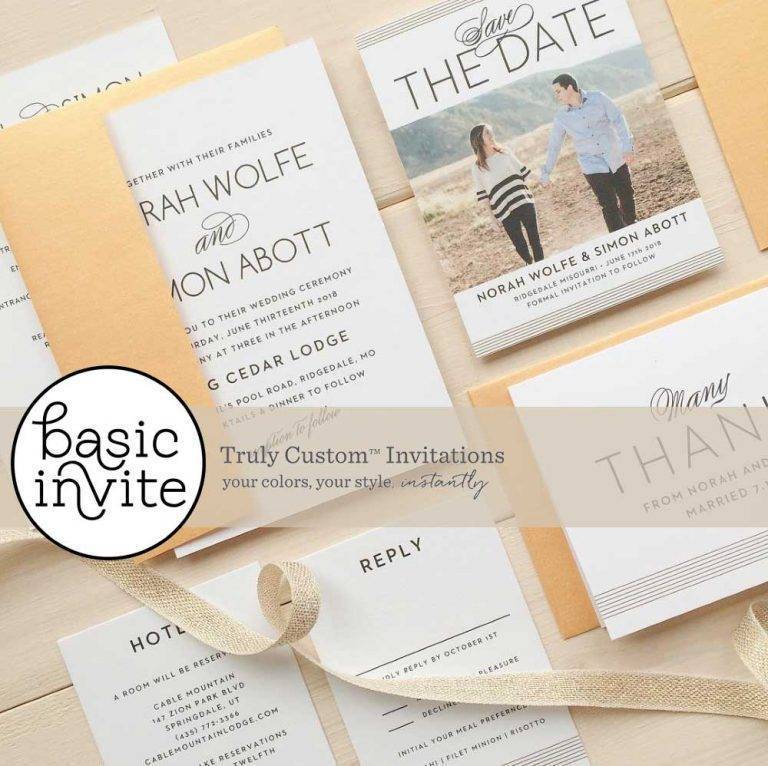 Wedding Invitations Elegant Wedding
