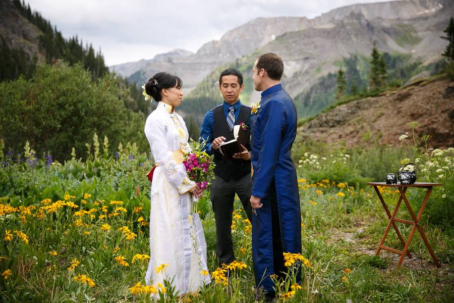Vietnamese Styled Wedding in the Mountains of Colorado