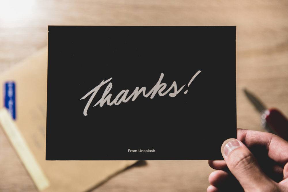 Unique Thank You Cards for Your Wedding