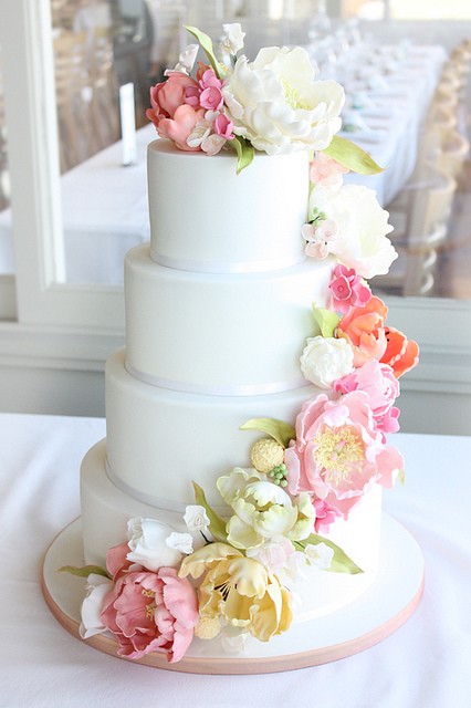 Spring Wedding Cake
