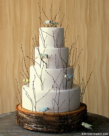 Top 4 Themed Wedding Cakes on Pinterest Nature Theme Wedding Cakes