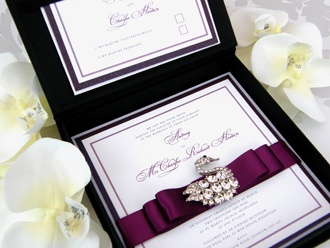 Simple Ways to Add a Touch of Sparkle to your Wedding Day Crystal Wedding Invitation