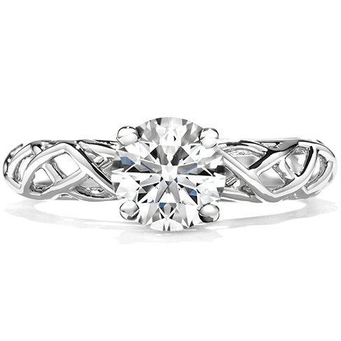 Hearts on Fire Solitaire Engagement Ring