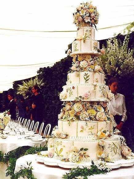 Fairytale Floral Wedding Cake