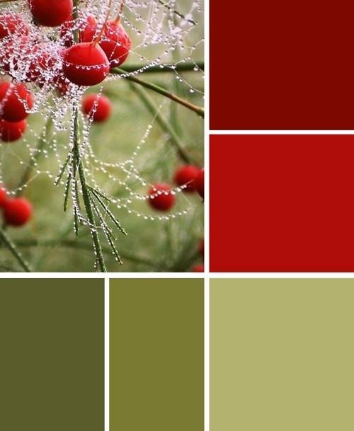 Red and Green Wedding Colors