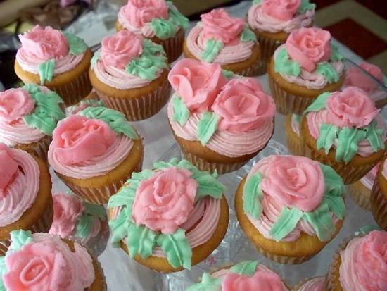 Floral Wedding Cupcakes