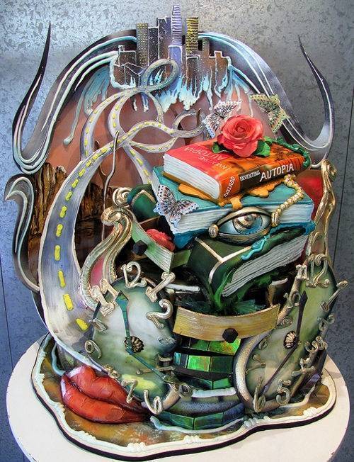 Crazy Wedding Ideas: Ideas for the Not-So-Traditional Bride Unique Salvador Dali Wedding Cake