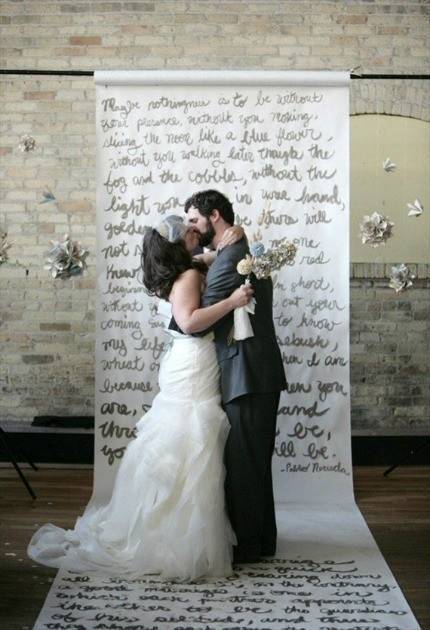 Written Word Scroll Backdrop