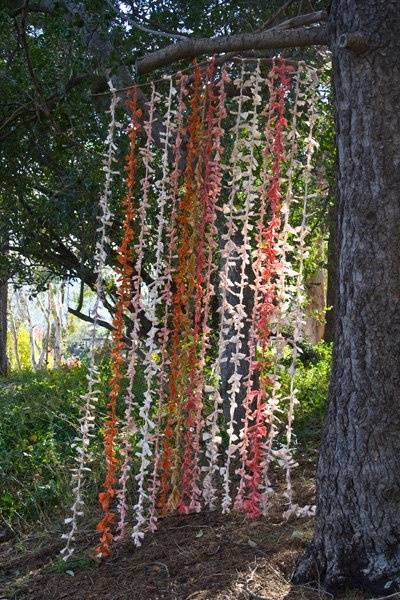 Hanging Flower Wedding Backdrop