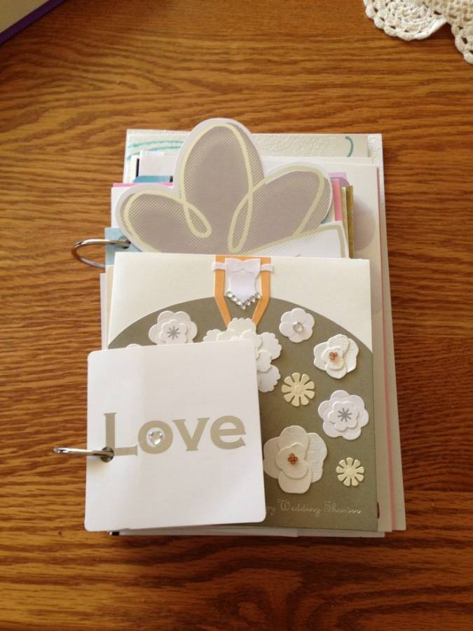Wedding Card Coffee Table Book: DIY Display Idea