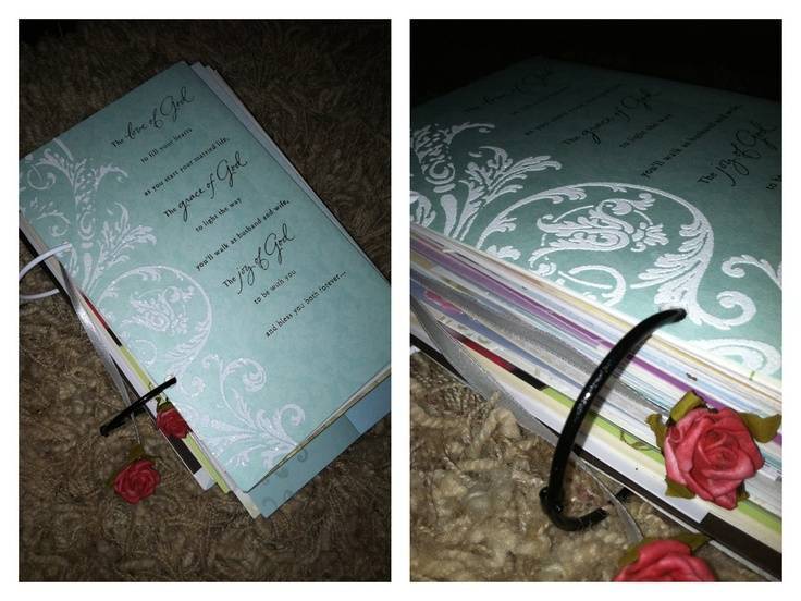 Coffee Table Wedding Card Book