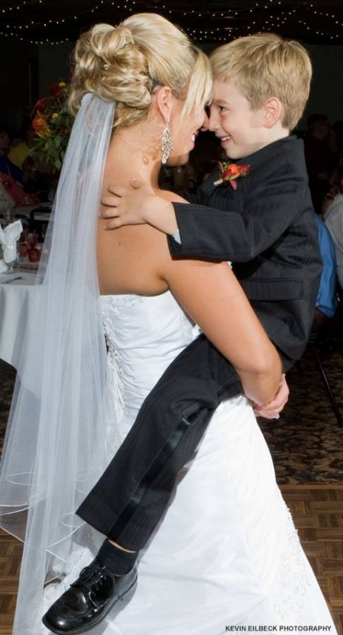 Bride and Ring Bearer Dancing