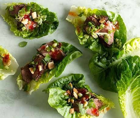 Seared Lettuce Steak Cups