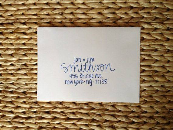 Beautiful Handwritten Wedding Invitations