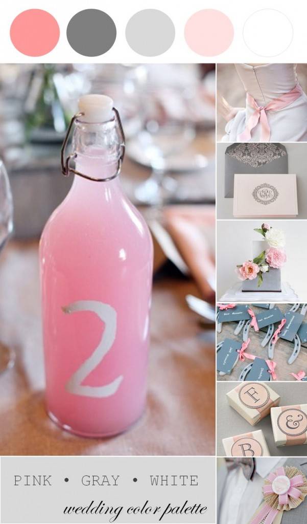 Trendy Spring 2014 Wedding Color Palettes