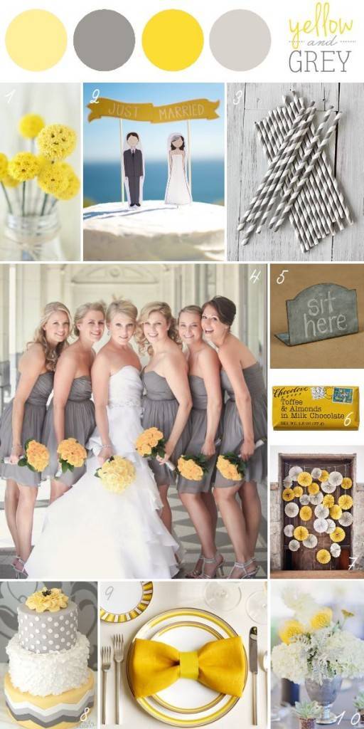 Trendy Spring 2014 Wedding Color Palettes