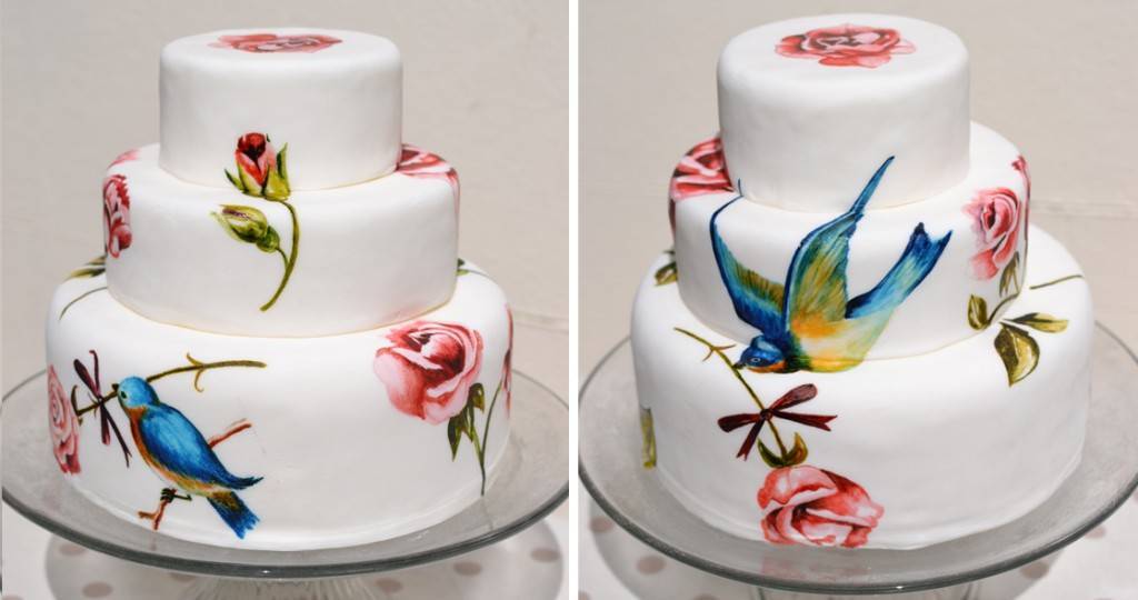 17 Stunning Hand-Painted Wedding Cakes