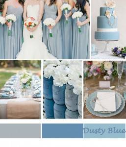 Color Palette: Cadet Blue - Elegant Wedding