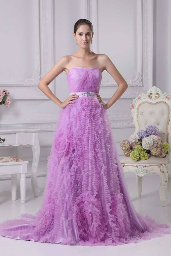 5 Beautiful Purple Wedding Dresses