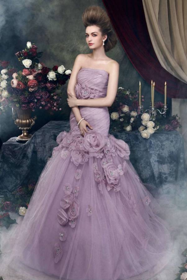 5 Beautiful Purple Wedding Dresses