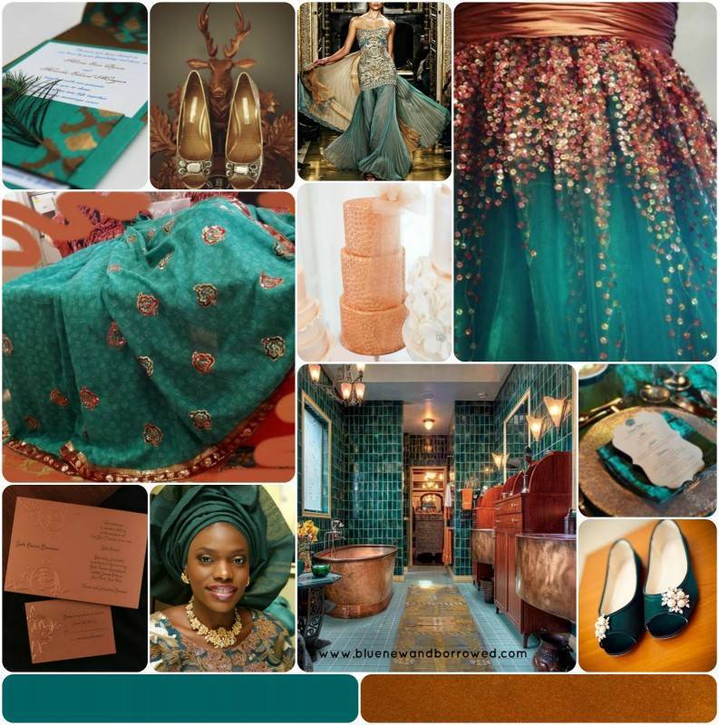 Teal and Copper
