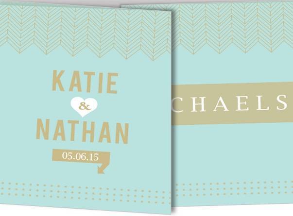 The Falling Arrows Wedding Invitation by BasicInvite.com