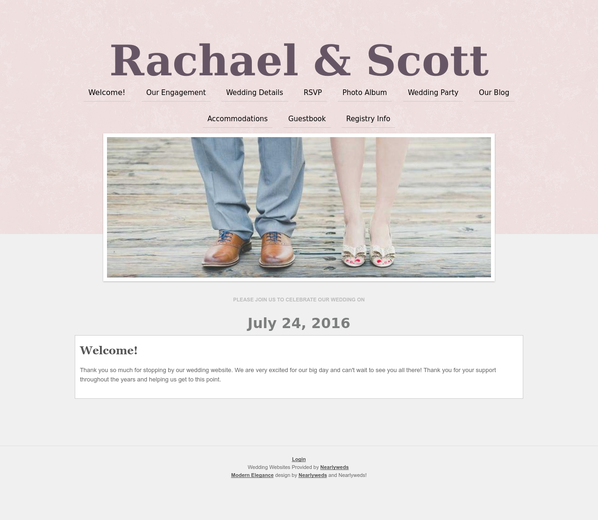 Nearlyweds Wedding Website Templates for Every Bride
