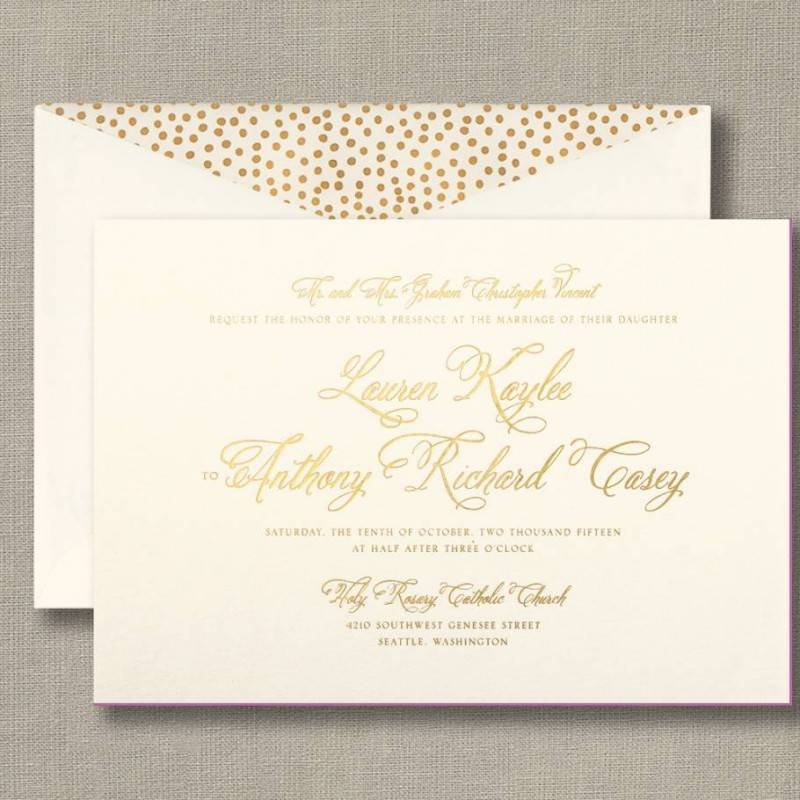 Create Gorgeous and Elegant Foil Invitations at Home