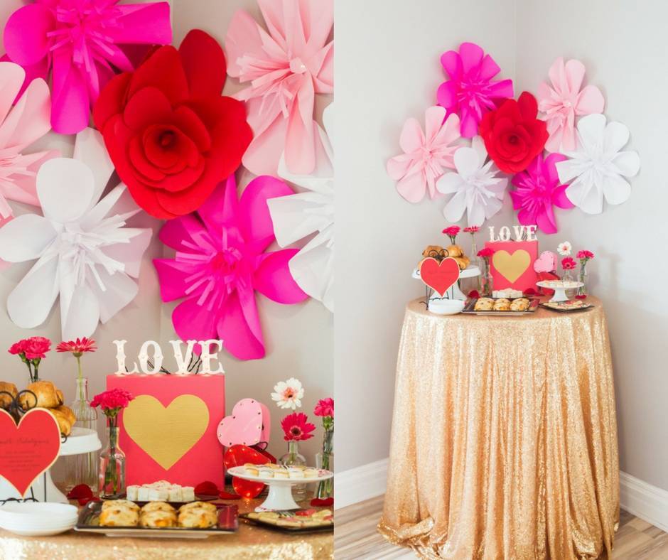Valentines Day Inspired Bridal Shower Brunch