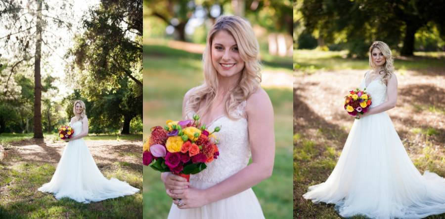 Bright Bold Wedding in the Woods