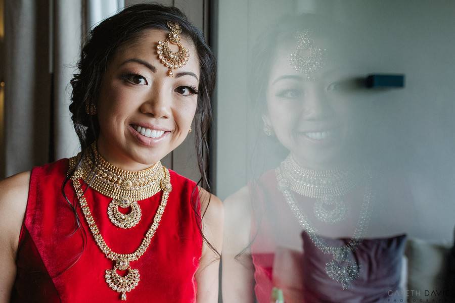 East meets West Indian fusion Wedding