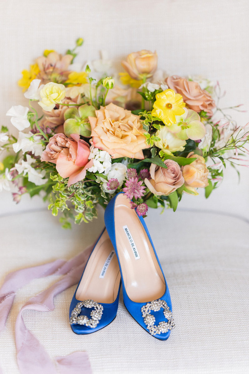 A Beach Wedding in the Pastel Colors of Spring